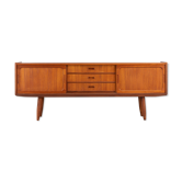 Enfilade danoise en teck moderne du milieu du siècle années 1960