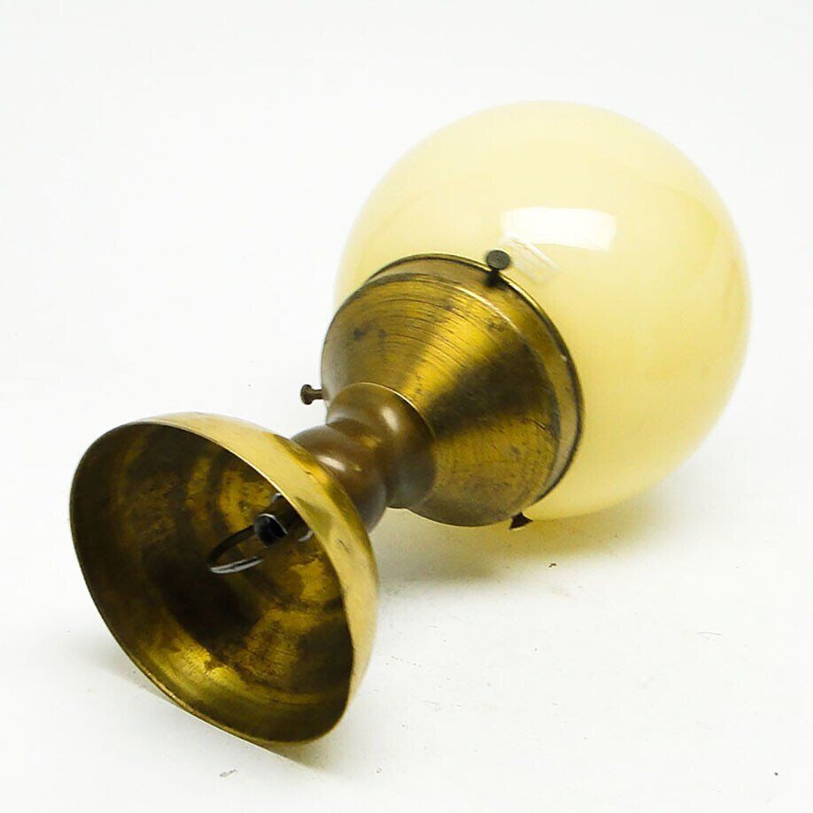 Art Deco ceiling lamp from Huta Zawiercie, Poland, 1930s