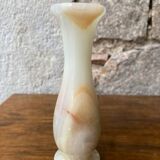 Alabaster soliflore vase