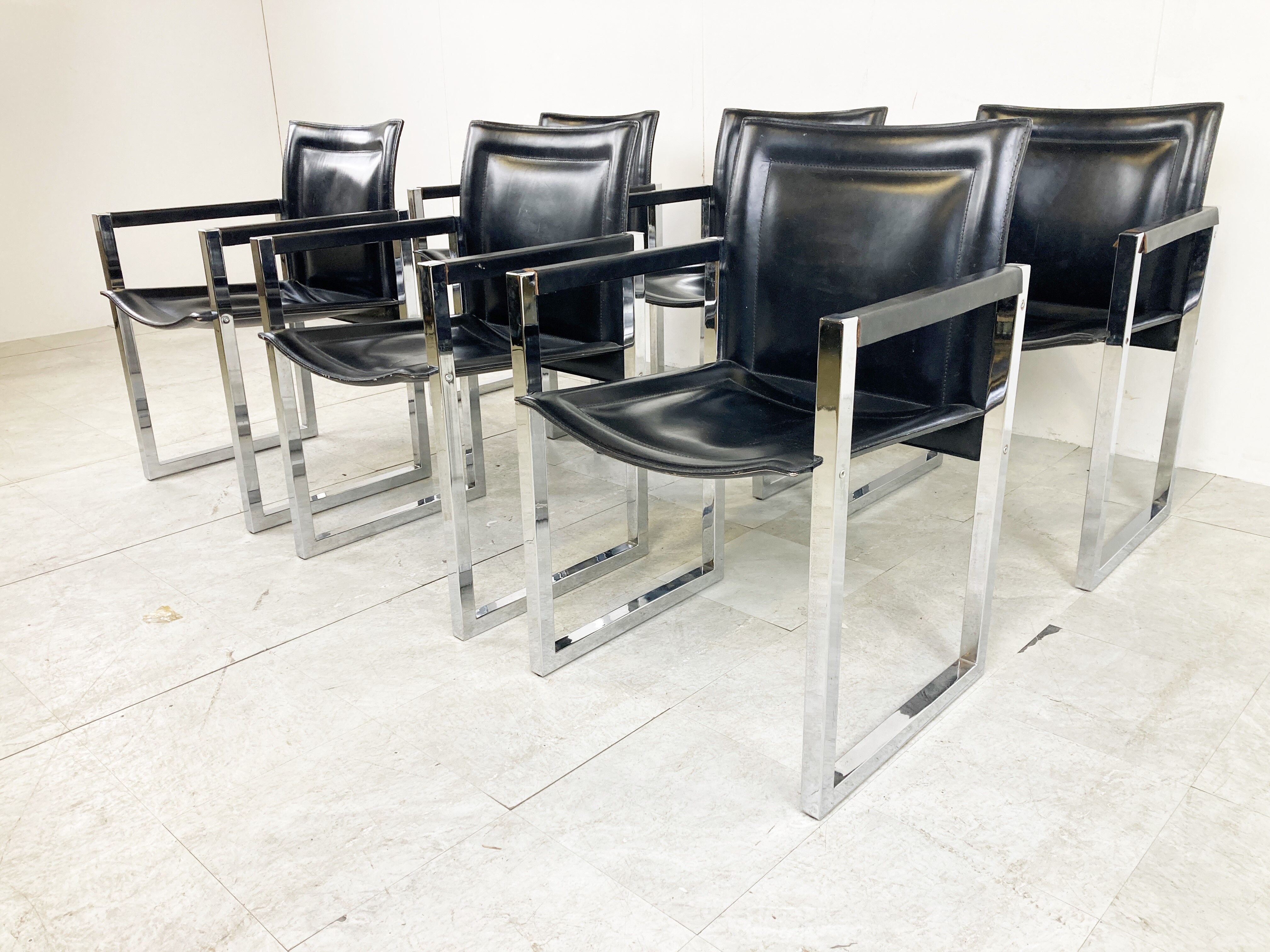 Vintage dining chairs by Arrben 1980s