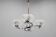 1950s Chrome and Glass Chandelier by Napako, Czechoslovakia
