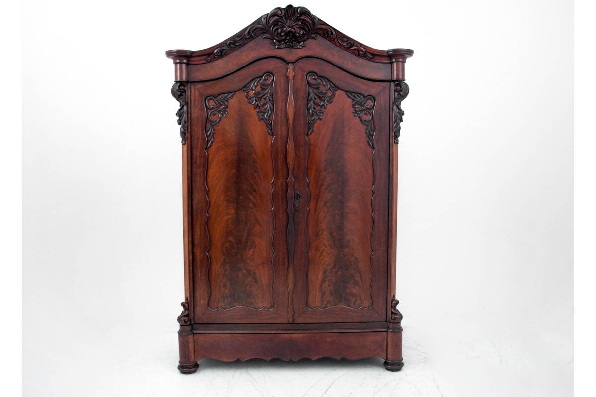Antique wardrobe, Western Europe, turn of the 19th and 20th centuries.