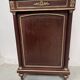 Napoleon III Mahogany and Chiseled Bronze Display Cabinet, 19th Century