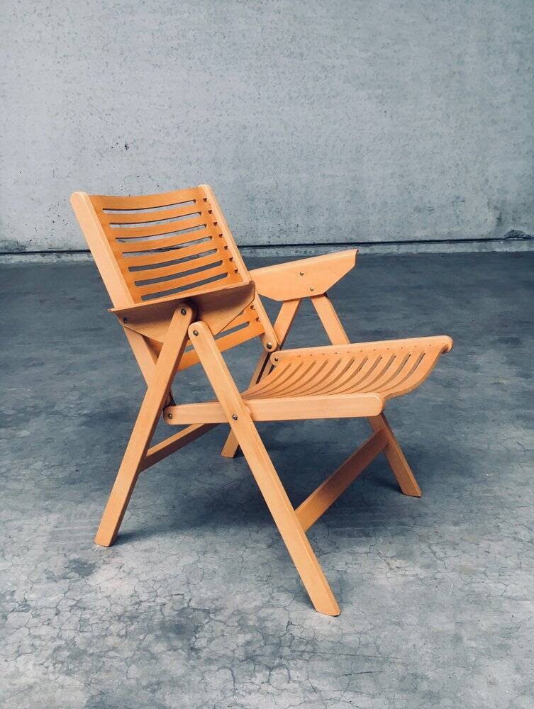 Set of Mid-Century Modern Design Rex Folding Chairs by Niko Kralj for Stol Kamnik, 1980s