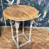 Round side table