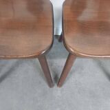 Set of 6 brutalist bistro chairs