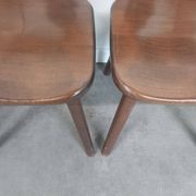 Set of 6 brutalist bistro chairs