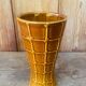 Enamelled barbotine vase St Clement