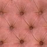 Vintage pink upholstered toad chair