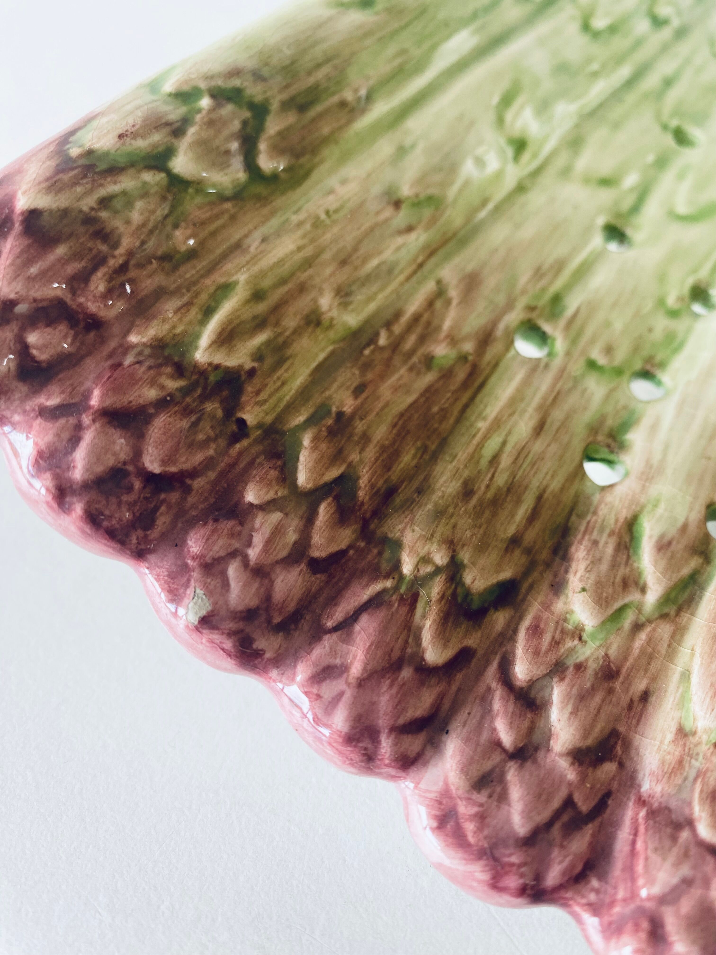 Service à asperges barbotine