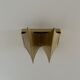 Mid-century brass gothic wall lights by Bent Karlby (3 pieces available)