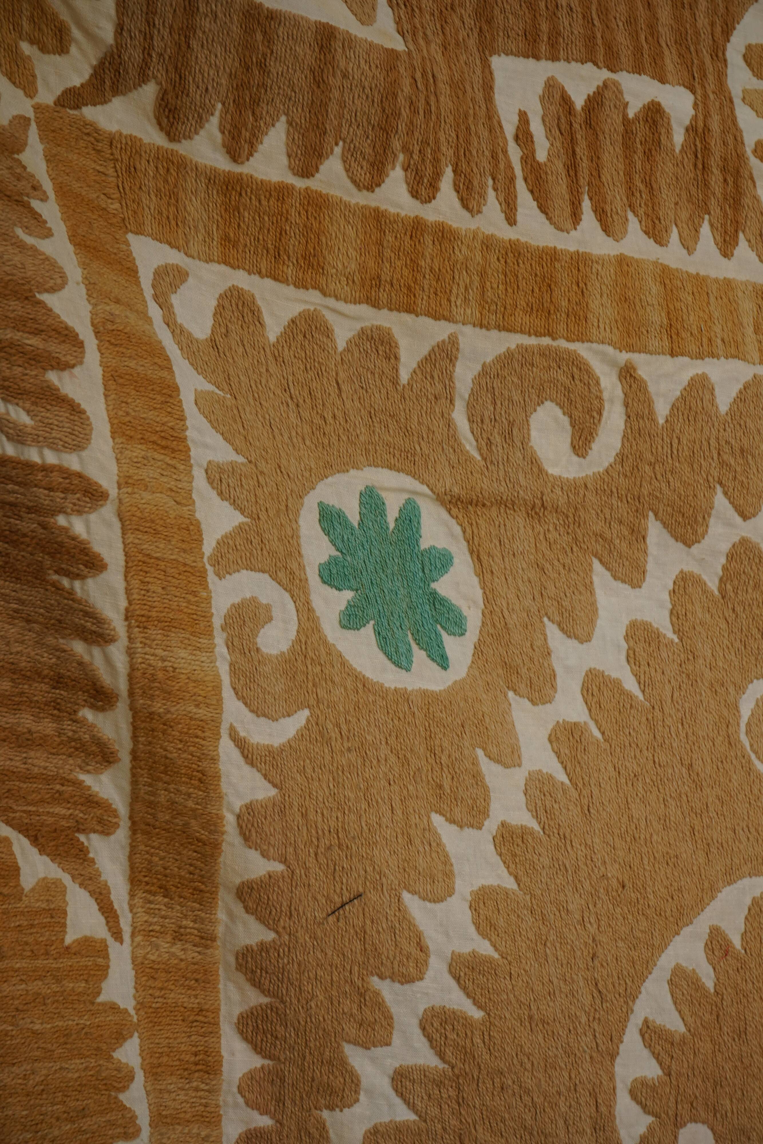 Vintage Turkish hand-knotted rug 135x145 cm