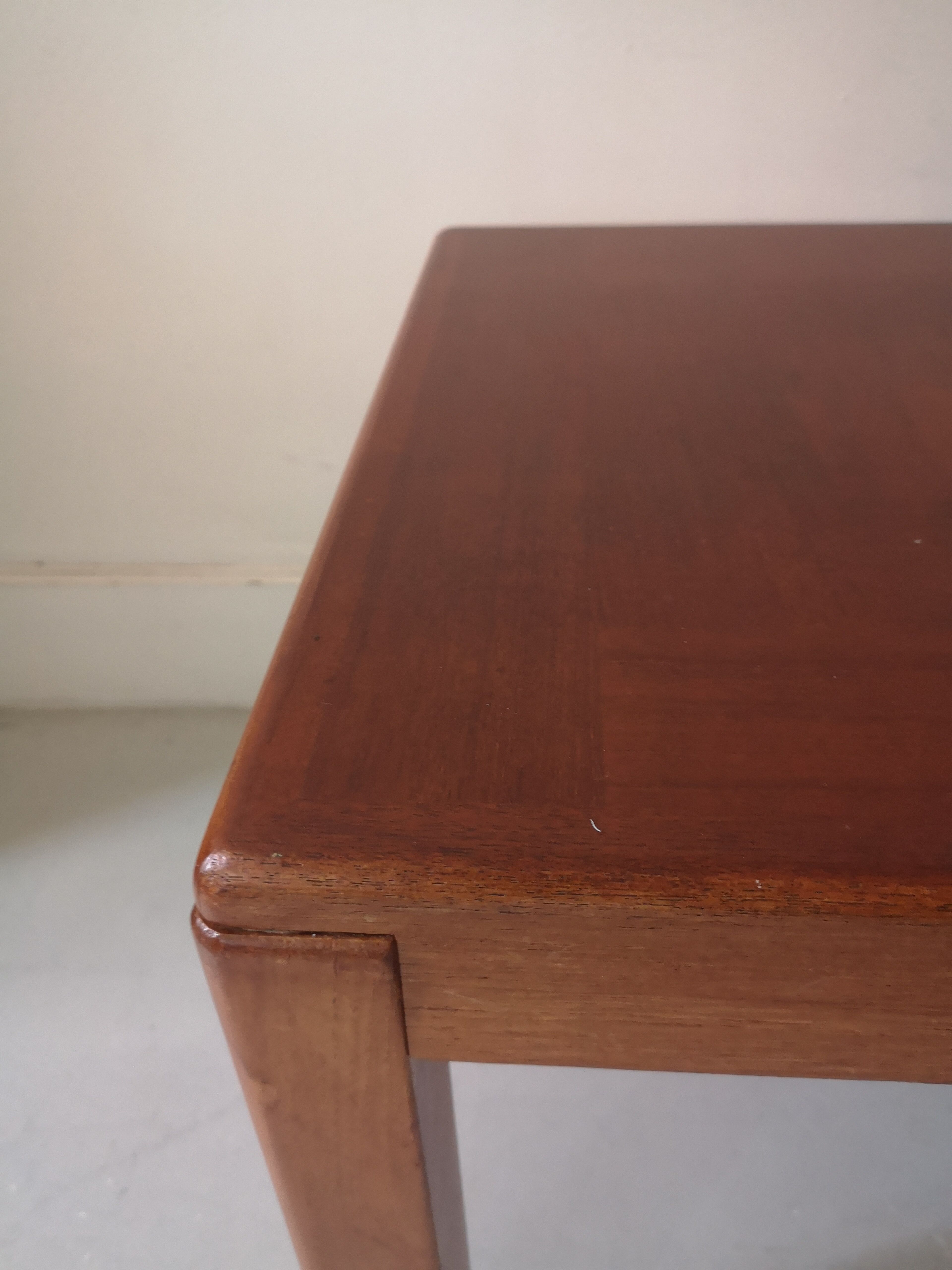 Large Scandinavian teak coffee table, 1970