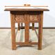 Table Orientale Pliante en Bois Exotique – Début XXe