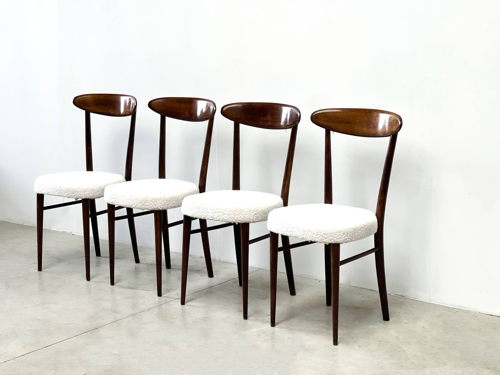 Vintage italian dining chairs, 1960s