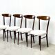 Vintage italian dining chairs, 1960s