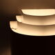 1970s orange metal dutch wall lamp