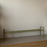Antique metal bench