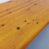Vintage solid pine coffee table from the 70s 80s