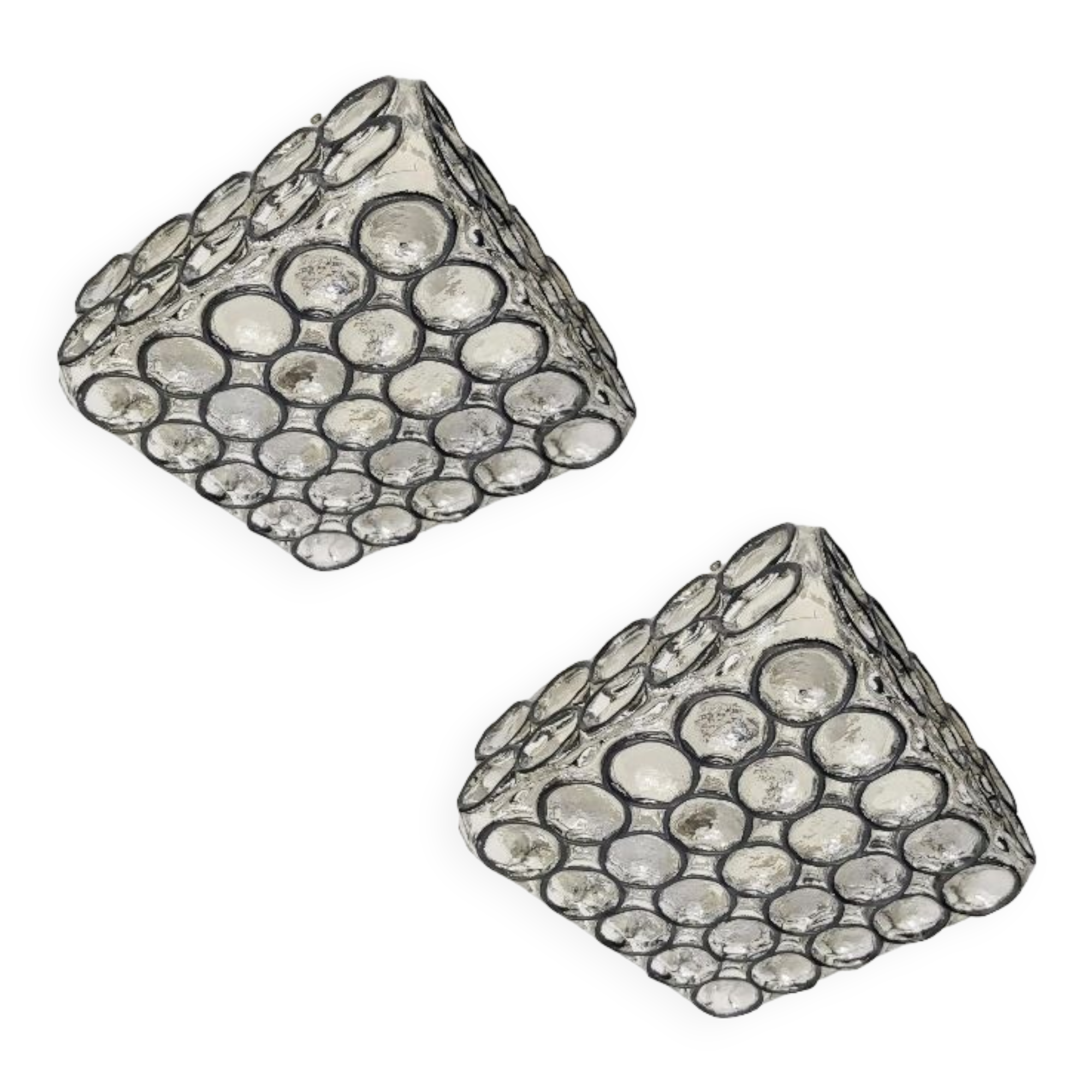 Pair ceiling Lamps From Limburg, Germany 1960s