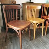 Series of 6 mismatched bistro chairs Mahieu and Luterma