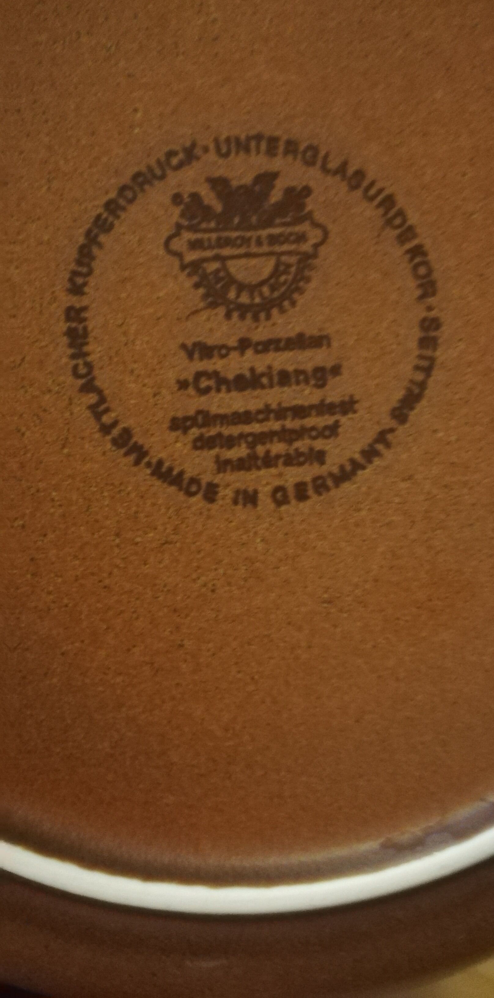 5 soup plates Villeroy and Boch Chekiang