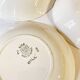 Deep plates, Saint-Amand earthenware, Bill model