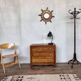 Commode style art deco 1950 1960 poignées argentés