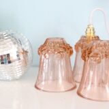 Pink glass walkman, vintage