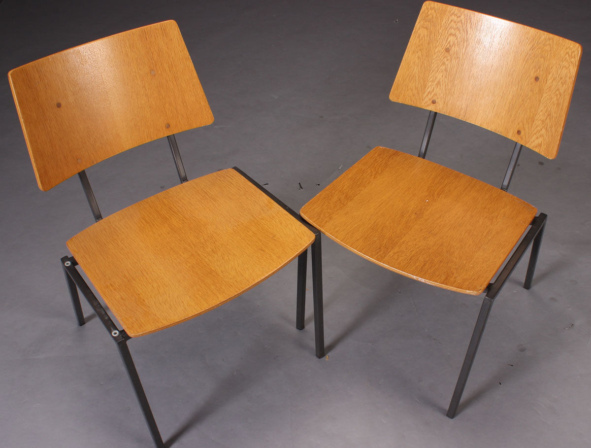 Lot de six chaises scandinave