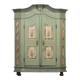 Cabinet de mariage peint d'art populaire 1849