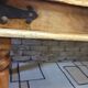 Large solid wood dining table