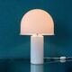 Glass Mushroom Table Lamp by Glashutte Limburg