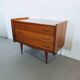 Vintage wooden chest of drawers in Scandinavian style