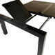 Square dining room table 140x140 cm glossy black - Veliki