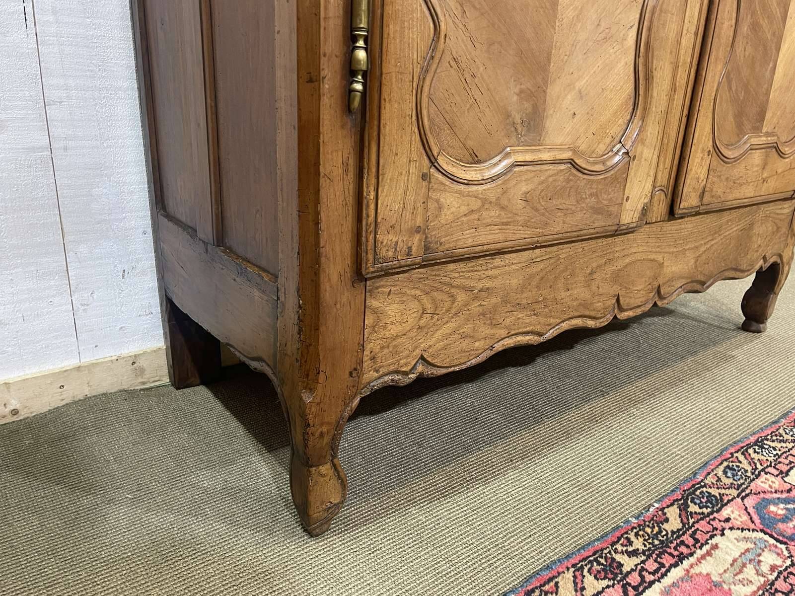 Wedding armoire from Rennes dated 1857 and signed François fils Denot.