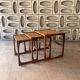 English teak trundle tables by G-Plan