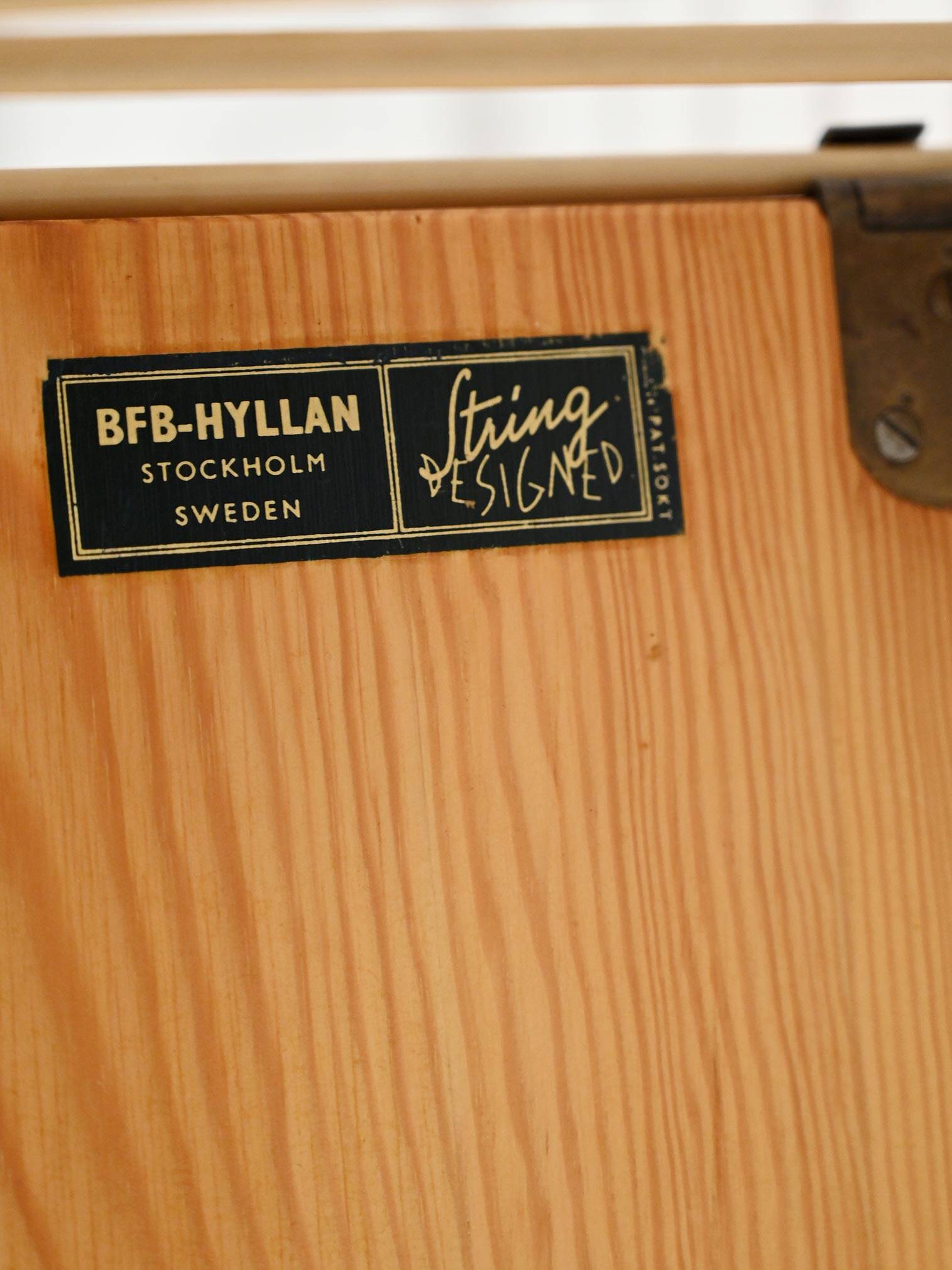 "Hylla” Scandinavian wall shelving system from the 1960s