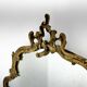 Antique brass french wall mirror