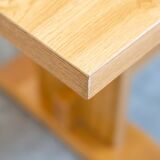 70s table with oak laminate top