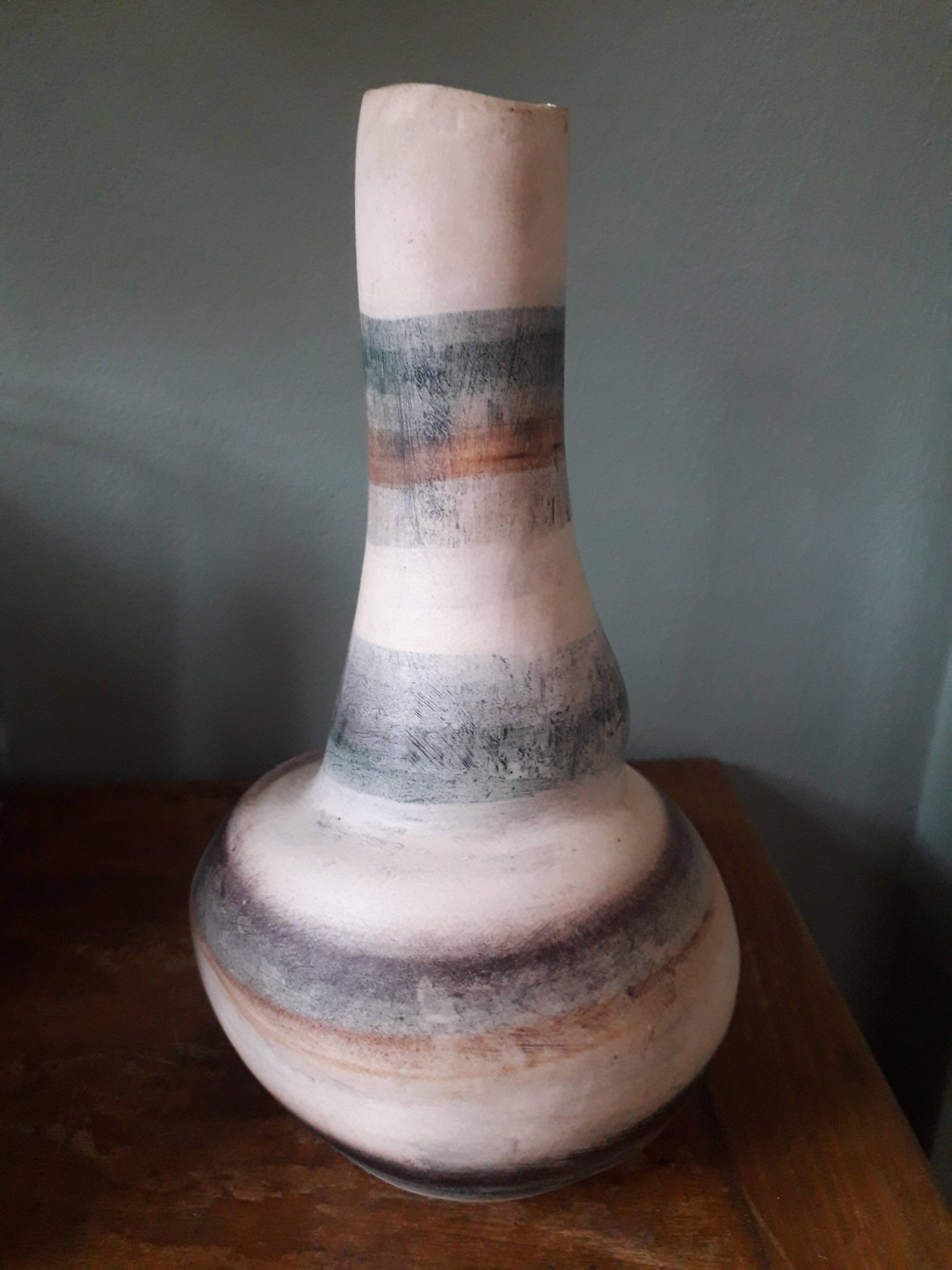 Vase vintage de forme organique très original