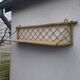 Vintage rattan wall shelf