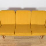 Mid-Century Three-Seater Sofa by Gerhard Berg for Hjelle, Norway, 1960s