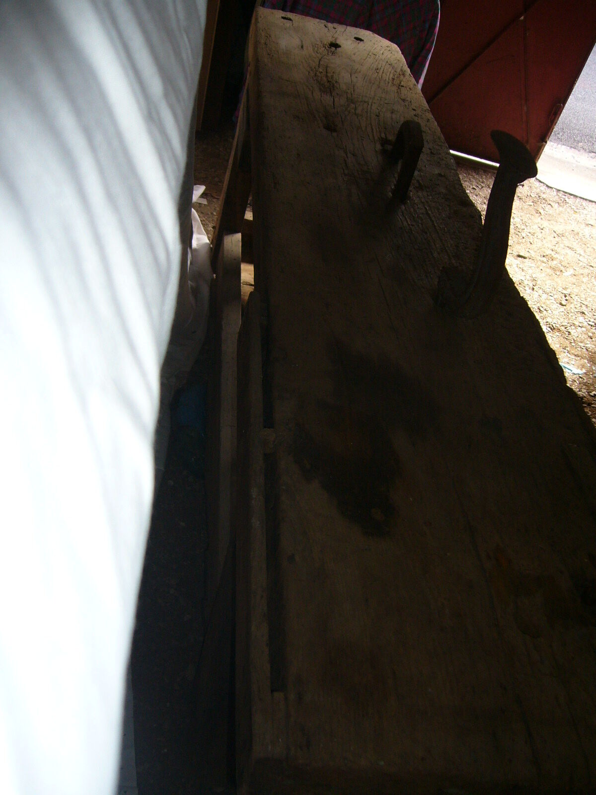 Old-established with its vertical wooden noose and drawer