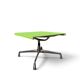 Eames EA 124 Armchair & EA 125 Ottoman for Vitra - Green Fabric