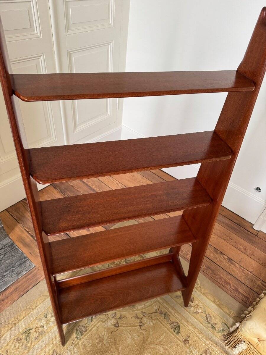 1950s Pierre Cruège Mahogany Bookcase - 20th Century