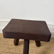 Brutalist tripod stool