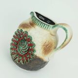Dumler & breiden mid century vase jug model 53/21 relief decor