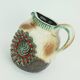 Dumler & breiden mid century vase jug model 53/21 relief decor