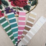 Vintage Turkish rug from Oushak, hand-woven 115x144 cm